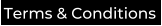 Terms & Conditions